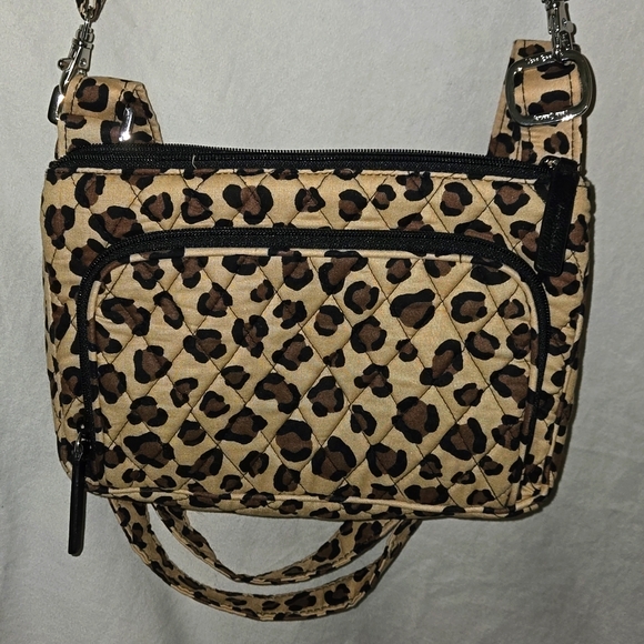 Vera Bradley Handbags - Vara Bradley, brown and black leopard print hipster. New